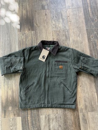 Casaco Detroit Carhartt J97 Verde Tamanho L