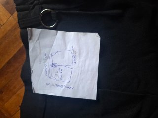 Pantalón corto negro mujer