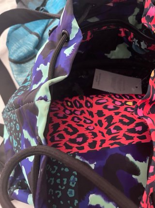 Mochila macuto desigual multicolor