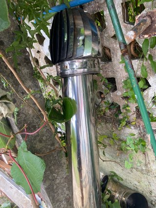 Tubo de chimenea de acero inoxidable