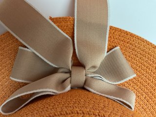Cappello paglia arancione Enrico Coveri