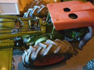 Motocultor Agria 2900 con remolque basculante