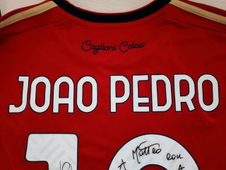 Camiseta Cagliari 2021-22 Talla L Firmada