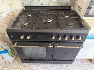 Cocina de gas vintage 5 quemadores