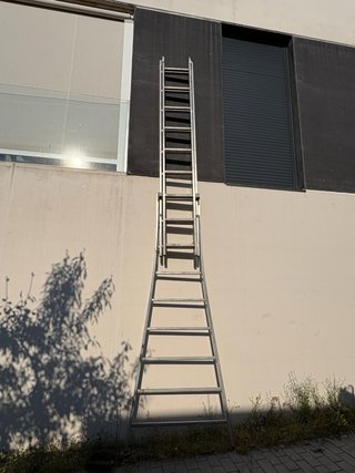 Escalera extensible 3 tramos aluminio