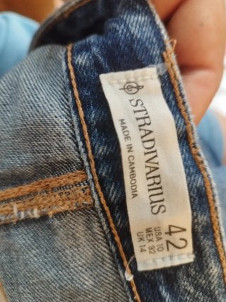 Pantalón corto vaquero chica