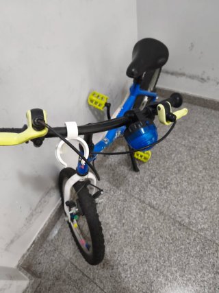 Bicicleta infantil azul 14 pulgadas