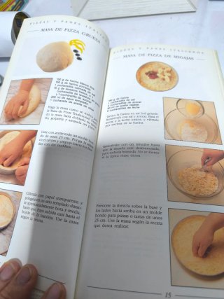 Libro recetas pizza y panes italianos