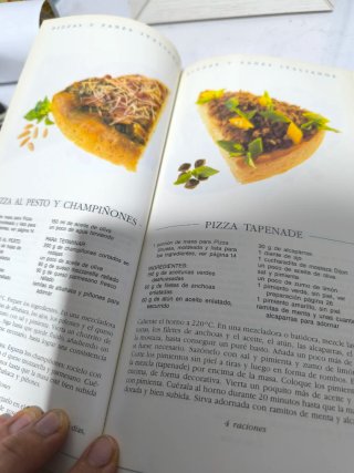 Libro recetas pizza y panes italianos