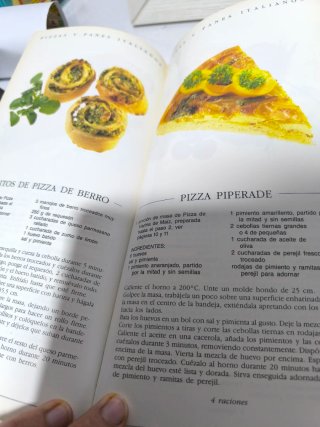 Libro recetas pizza y panes italianos