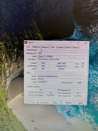 Acer Aspire TC-780 Computer Desktop Nero