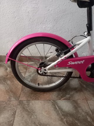 Bicicleta infantil Sweet rosa