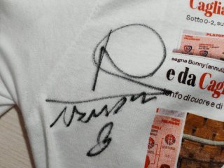 Camiseta Ascenso Cagliari 2022/23 Firmada Ranieri