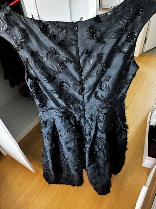 Vestido fiesta El Corte Inglés negro talla 40