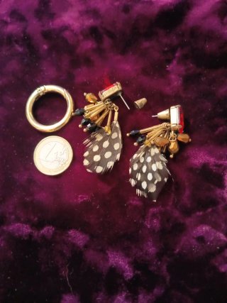 Pendientes Bimba y Lola y anilla