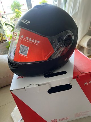 Casco Moto LS2 Talla XS Negro