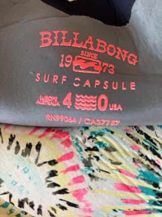 Neopreno Surf Billabong Talla 4