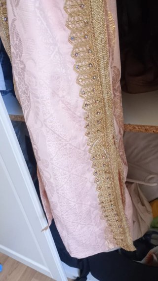 Caftán Vestido Marroquí Rosa Talla M/L