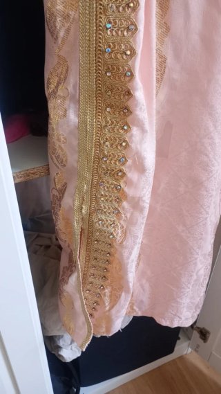 Caftán Vestido Marroquí Rosa Talla M/L