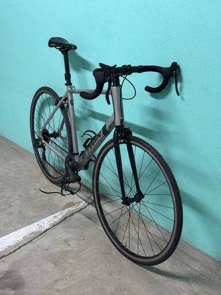 Bicicleta de carretera Btwin Gris talla L