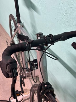 Bicicleta de carretera Btwin Gris talla L
