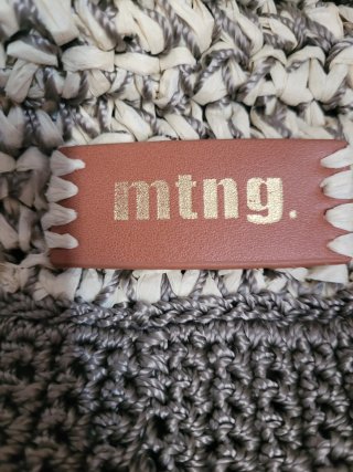 Bolso de rafia MTNG