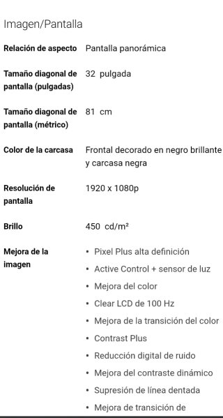 TV LCD Philips 32 Full HD