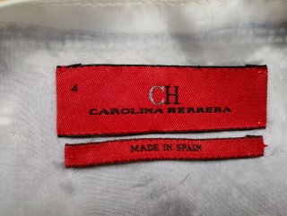 Vestido Carolina Herrera Negro y Blanco