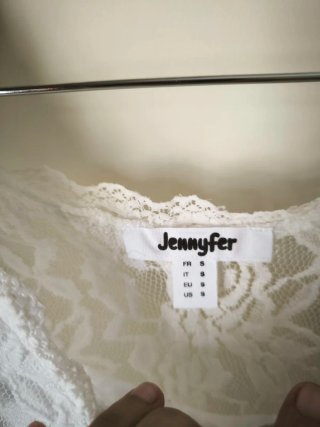 Blusa Renda Jeniffer S Manga Longa