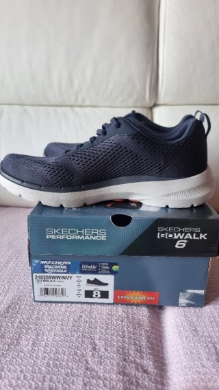 Zapatillas Skechers Go Walk 6 Azul Marino Talla 41