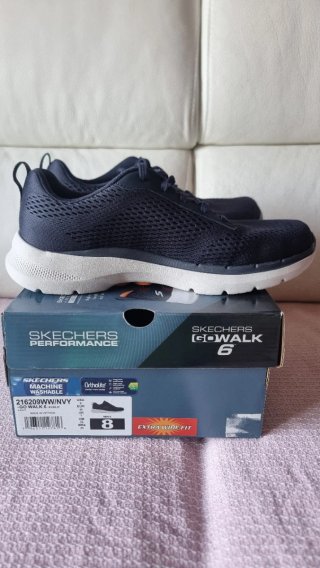 Zapatillas Skechers Go Walk 6 Azul Marino Talla 41
