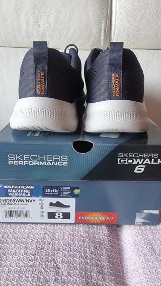 Zapatillas Skechers Go Walk 6 Azul Marino Talla 41