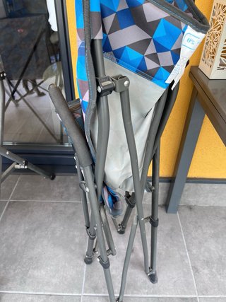 2 Sillas Plegables Quechua Azul/Gris