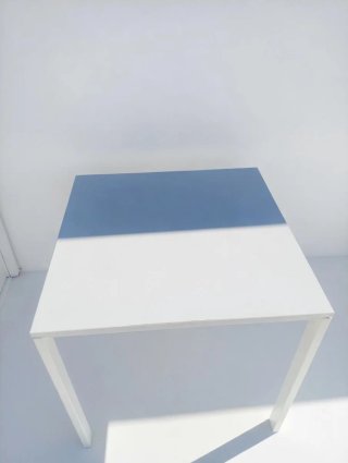 Mesa de comedor blanca madera