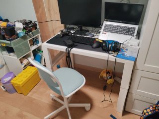 Mesa escritorio PÅHL IKEA blanca