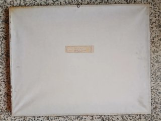 Quadro vintage mele e foglie