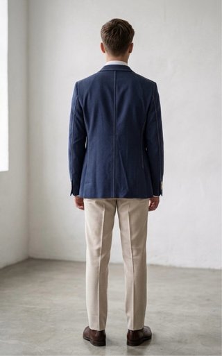 Traje Comunión Niño Marfe T18 NUEVO Azul Beige