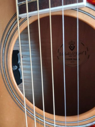 Guitarra Acústica Guild Blonde F250 E Deluxe