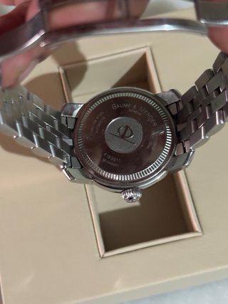 Reloj Baume & Mercier Negro/Plateado