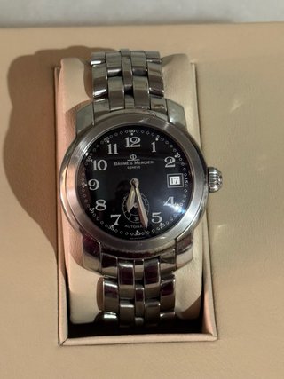 Reloj Baume & Mercier Negro/Plateado