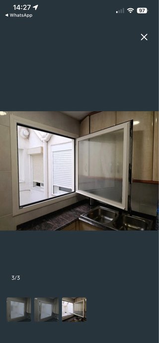 Ventana aluminio blanco