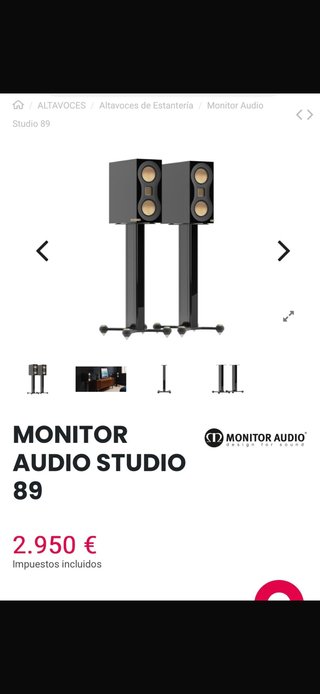 Equipo Hi-Fi Monitor Audio + Marantz Stereo70s