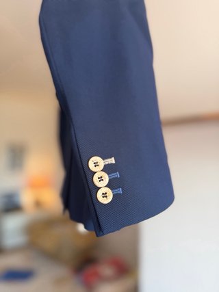 ⁠Traje Comunión Niño Marfe T13 NUEVO Lino Azul