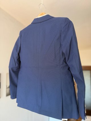 ⁠Traje Comunión Niño Marfe T13 NUEVO Lino Azul