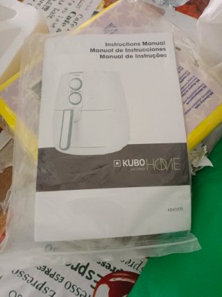 Freidora de aire blanca