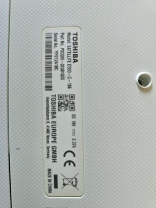 Toshiba Satellite C55D-C-166 Blanco