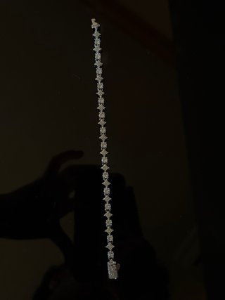 Bracciale tennis acciaio zirconi