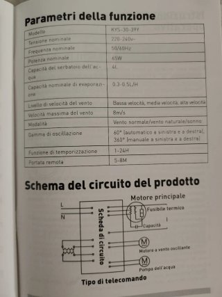 Condizionatore raffrescatore d'Aria a Torre 65W