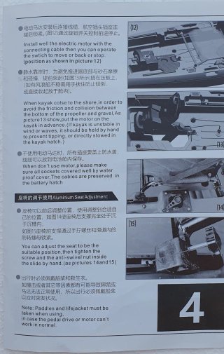 Kayak de Pesca, Motor Eléctrico, EMBARCACIÓN