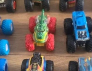 Coche Hot Wheels Dinosaurio Verde